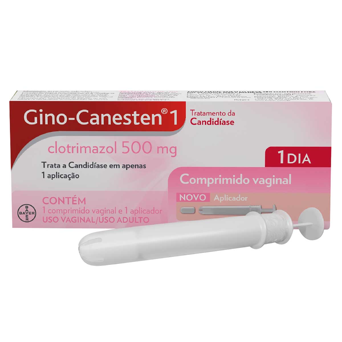 Comprimido Vaginal Gino-Canesten Tratamento da Candidíase 1 Dia