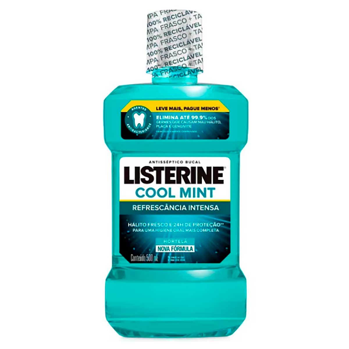 Enxaguante bucal Listerine Cool Mint Hortelã 500ml