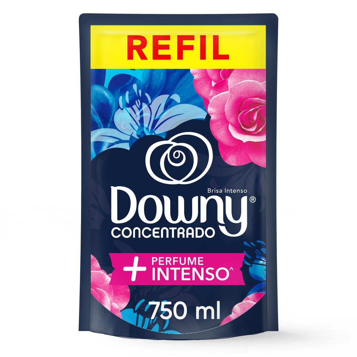 Amaciante de Roupa Concentrado Brisa Intenso Downy Sachê 750ml Refil