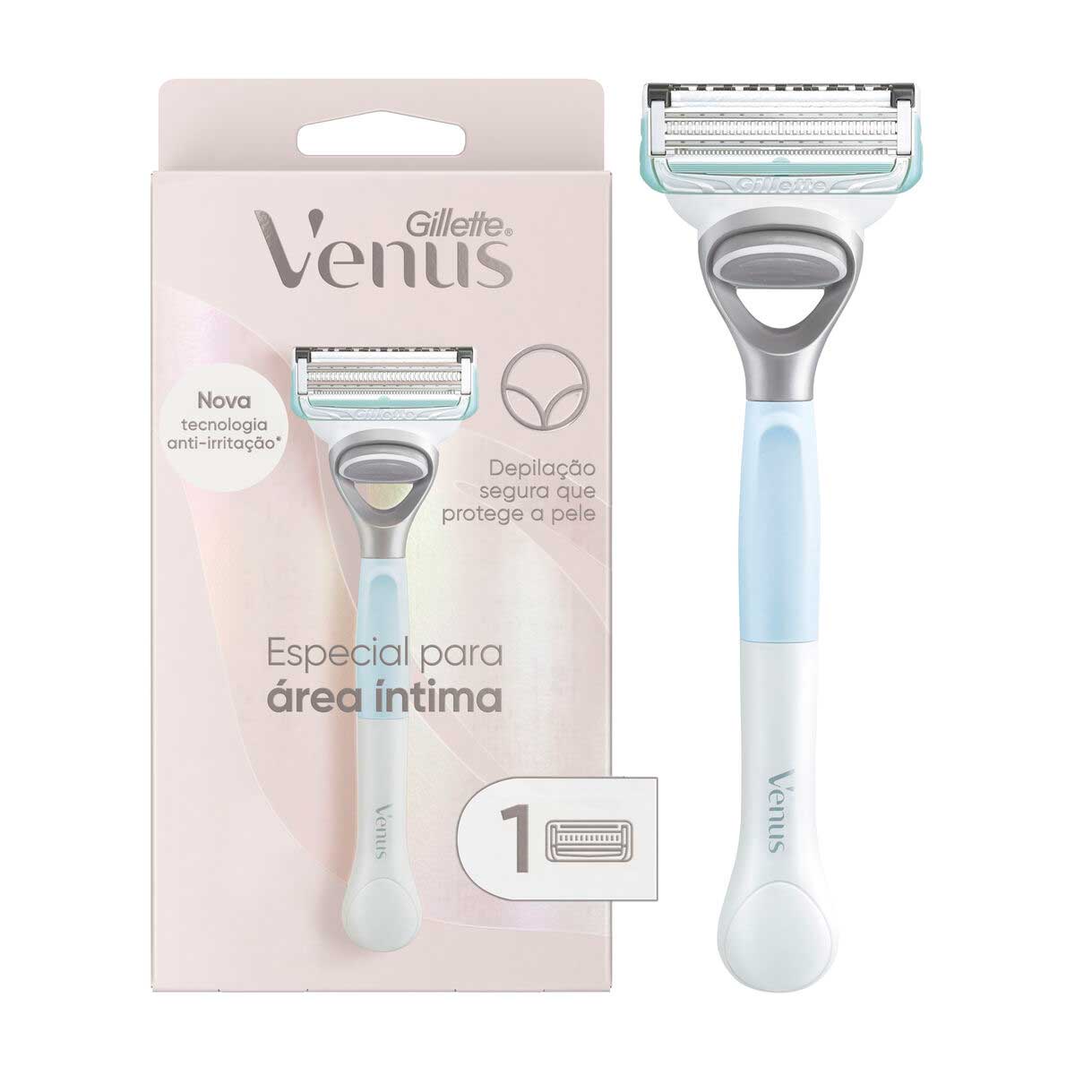 Aparelho de Depilar Gillette Venus para Área Íntima 1 Unidade