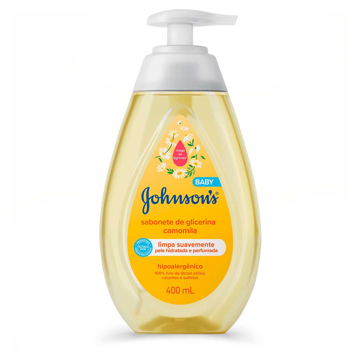 Sabonete Líquido Johnson's Baby Glicerina Camomila 400ml