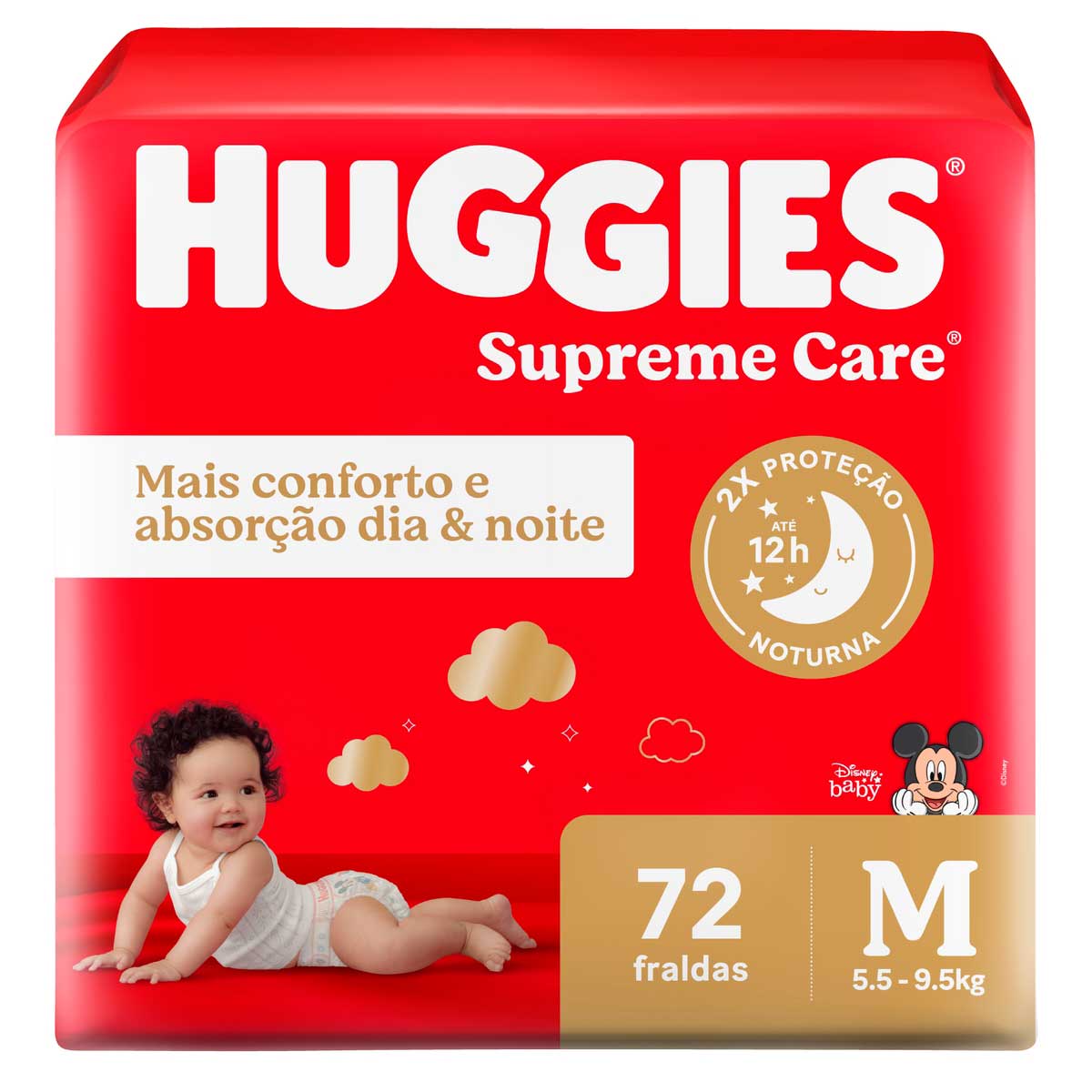 Fralda Huggies Supreme Care M 72 Fraldas