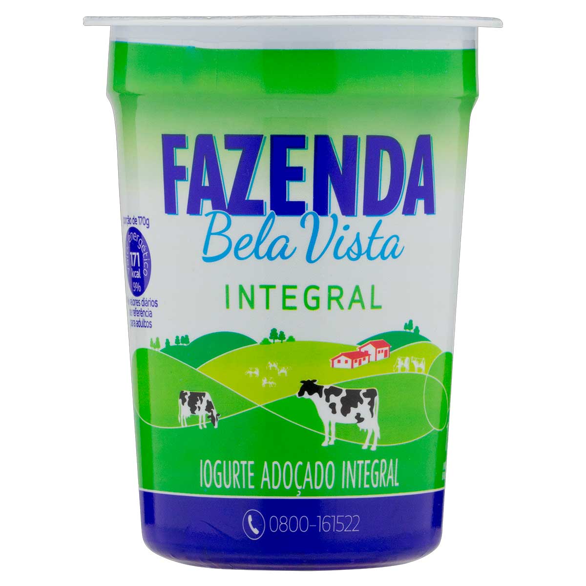 Iogurte Integral Adoçado Fazenda Bela Vista 170g