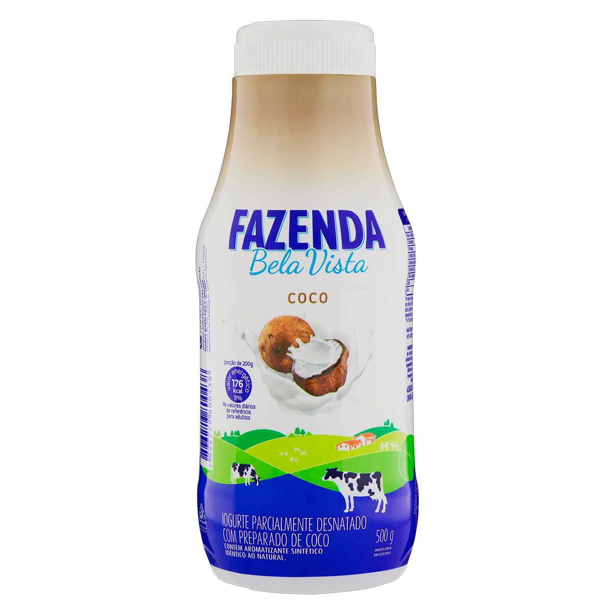 Iogurte Semidesnatado de Coco Fazenda Bela Vista 500g