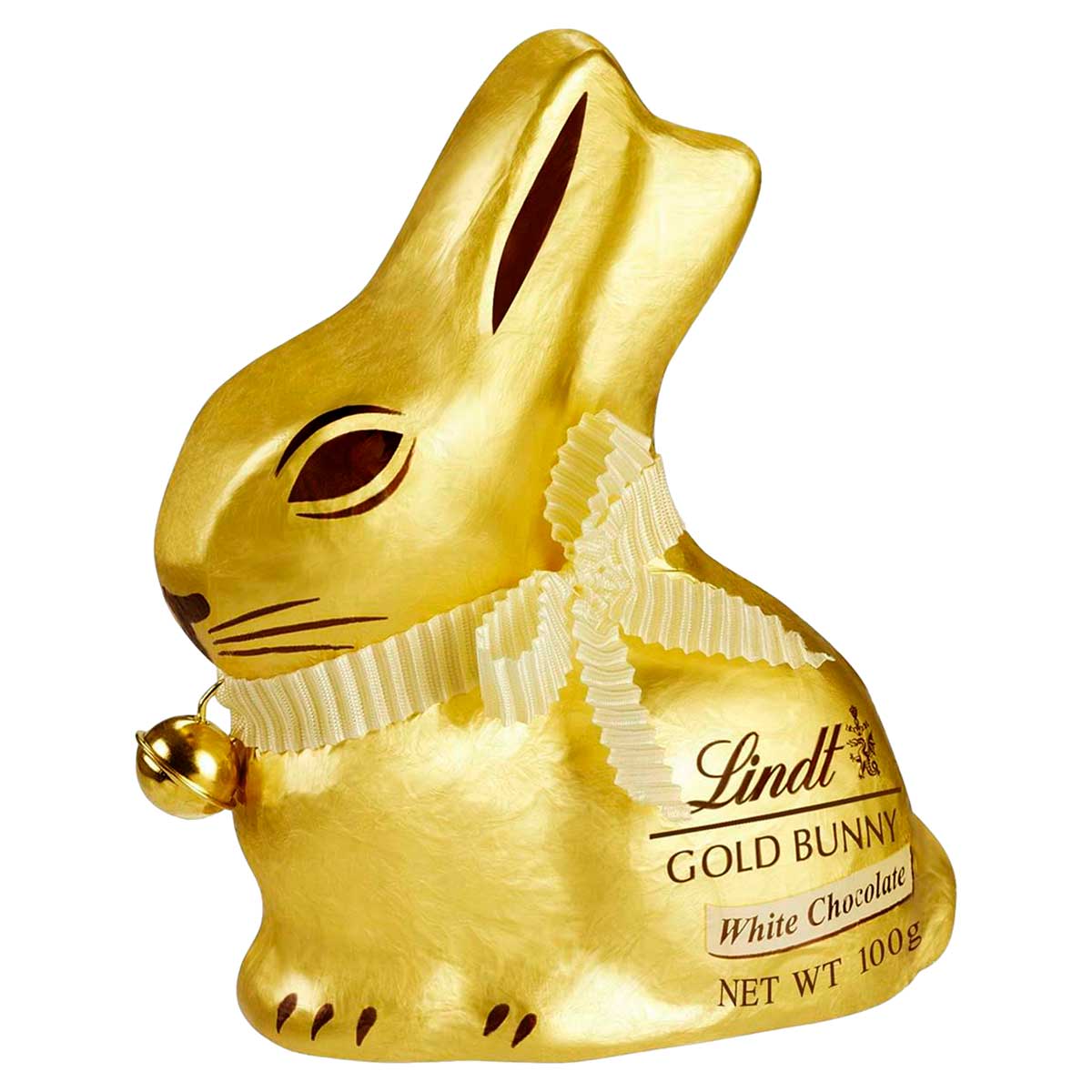 Coelho De Chocolate Branco Lindt Gold Bunny 100g