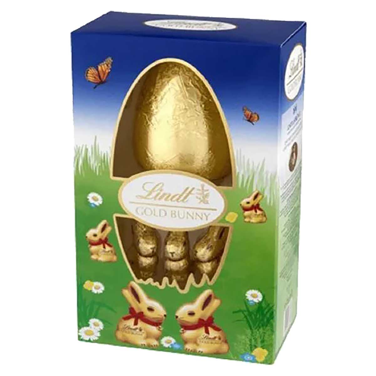 Ovo de Páscoa ao Leite com Coelhos de Chocolate Lindt 125 g