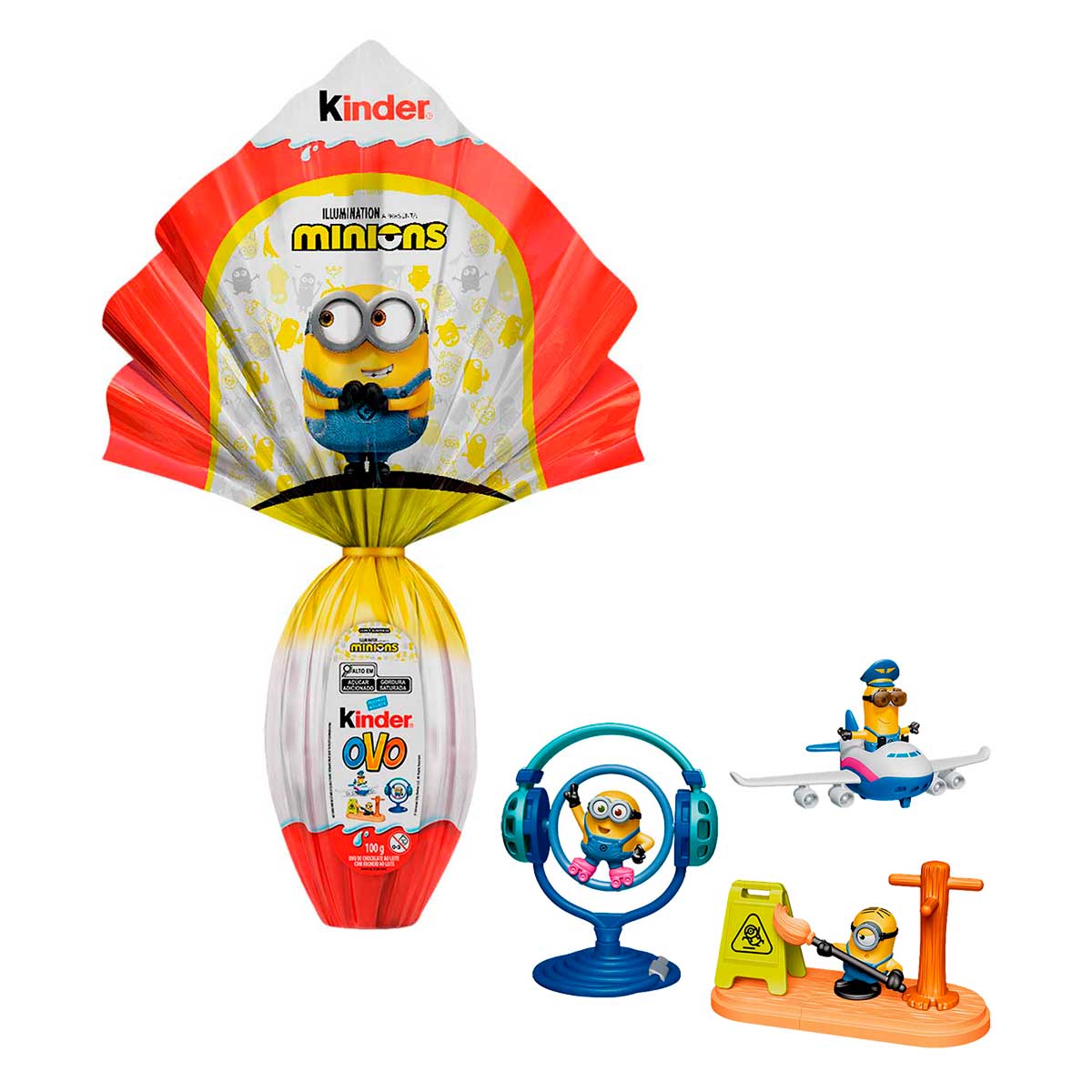 Ovo Pascoa Kinder Minions 100g