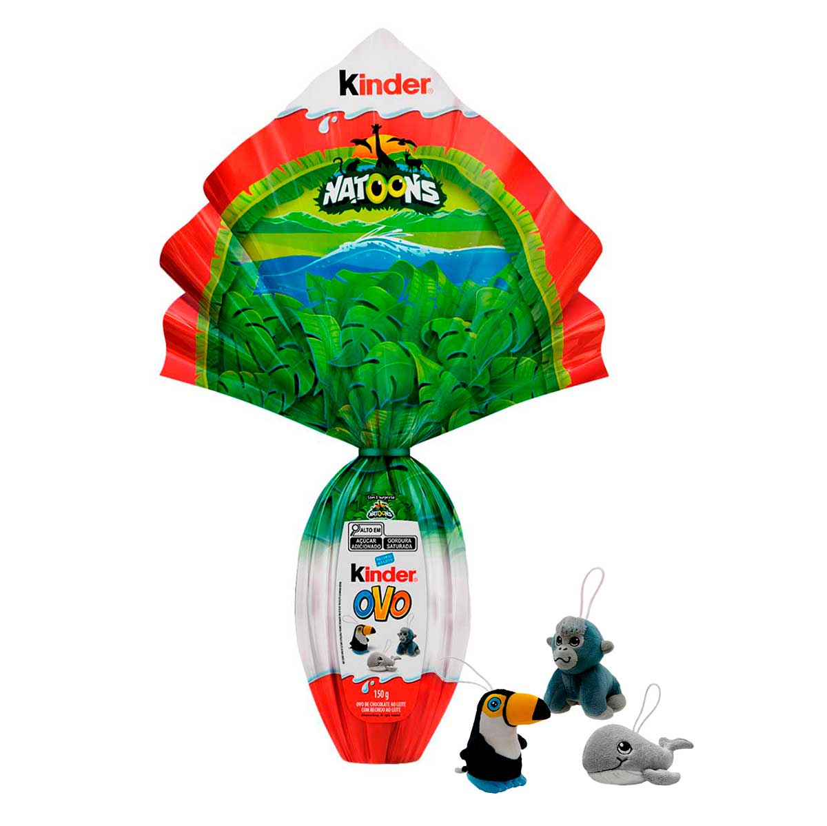 Ovo Pascoa Kinder Maxi Natoons 150g