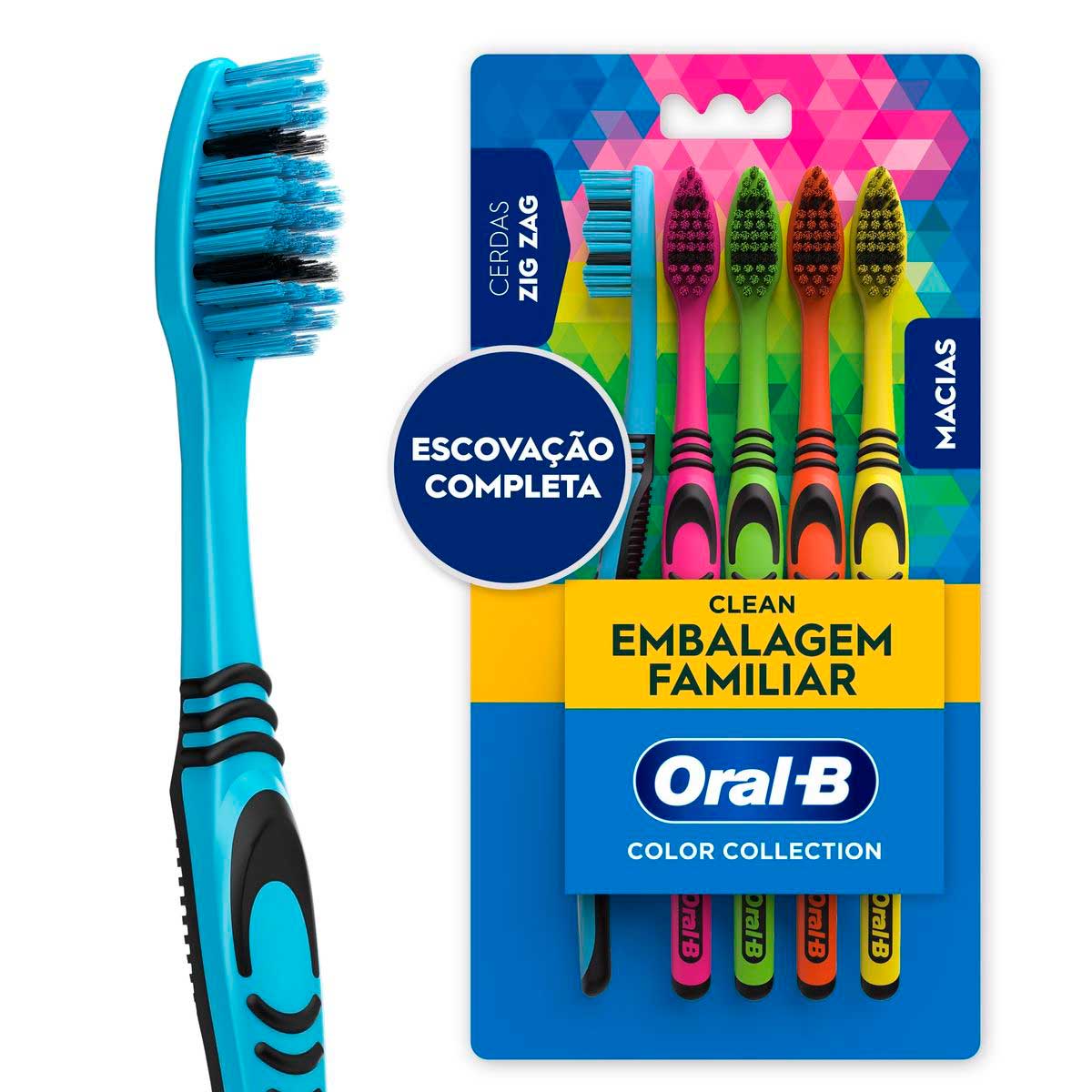 Escova Dental Oral-B Color Collection 5 Unidades