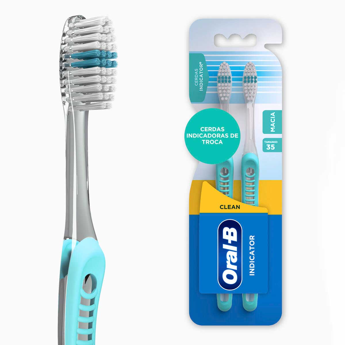 Escova Dental Oral-B Indicator Tamanho 30 2 Unidades