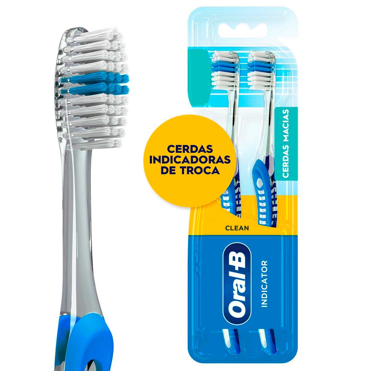 Escova Dental Oral-B Indicator Tamanho 35 2 Unidades