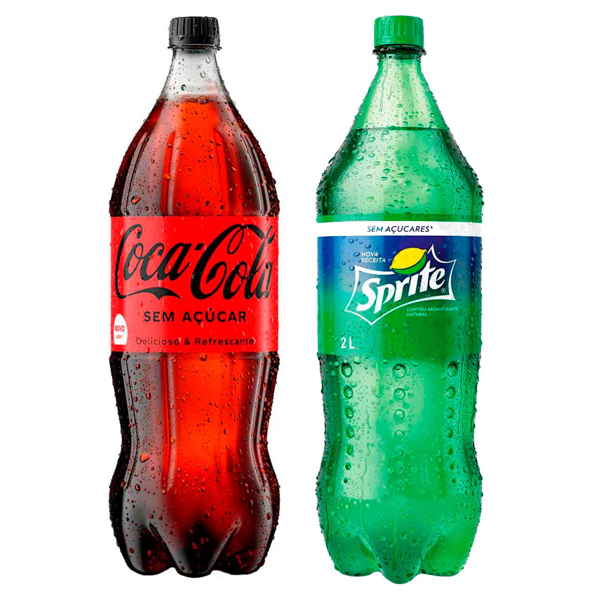 Coca-Cola sem Açúcar 2L + Sprite Limão sem Açúcar 2L