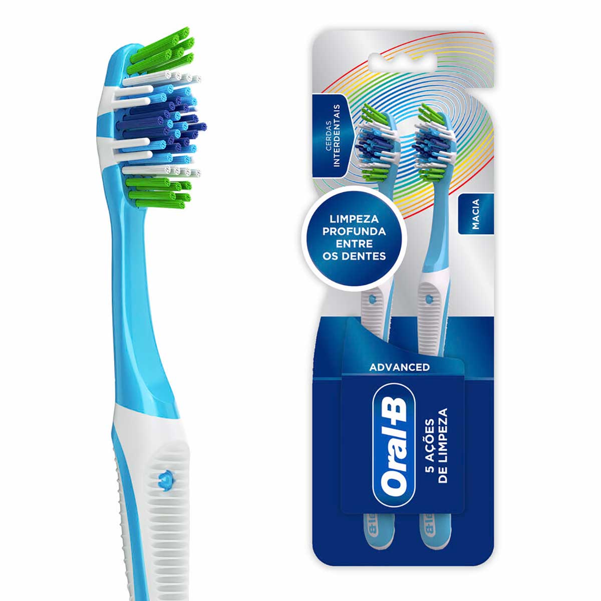 Escova Dental Oral-B 5 Ações de Limpeza 2 Unidades