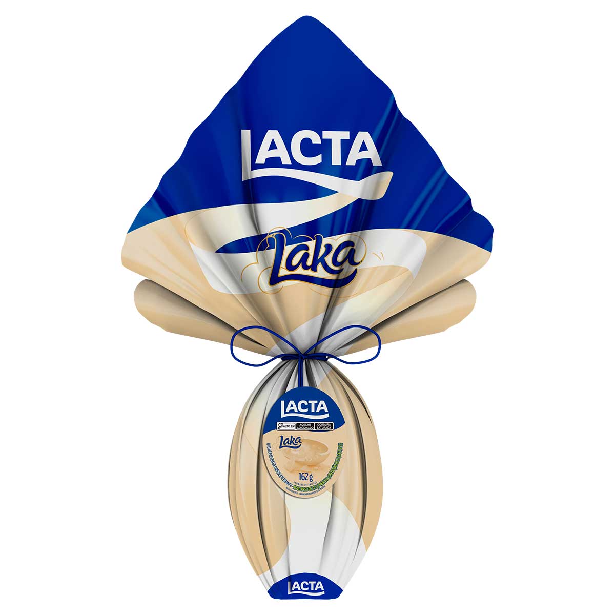 Ovo de Páscoa Branco Laka Lacta 162g