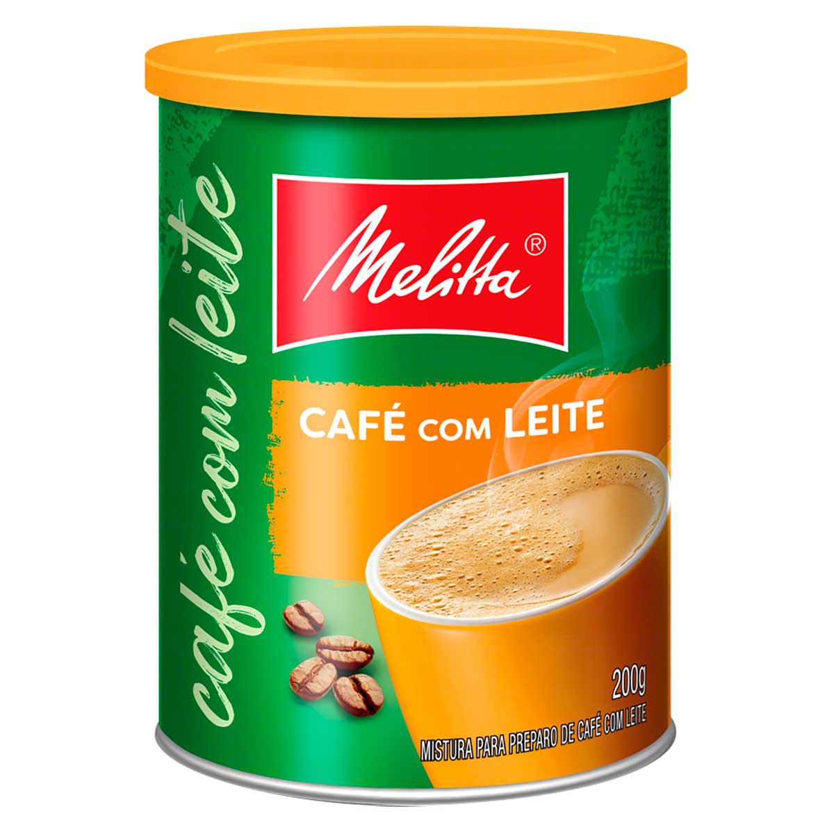 Café com Leite em Pó Instantâneo Melitta 200g