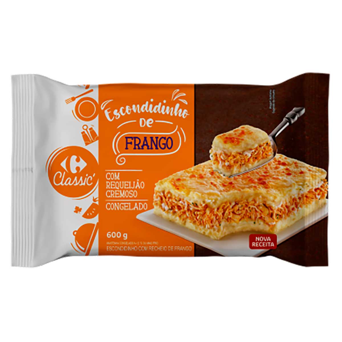 Escondidinho de Frango Com Requeijão Cremoso Carrefour 600g