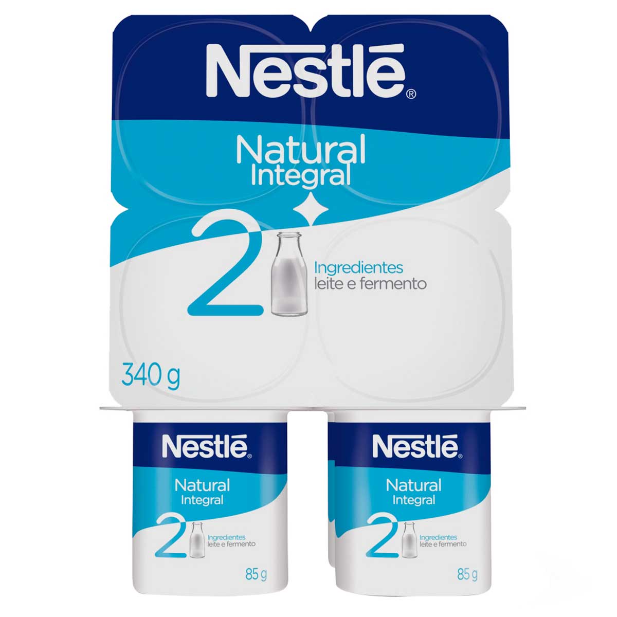 Iogurte Integral Natural Nestle 340g