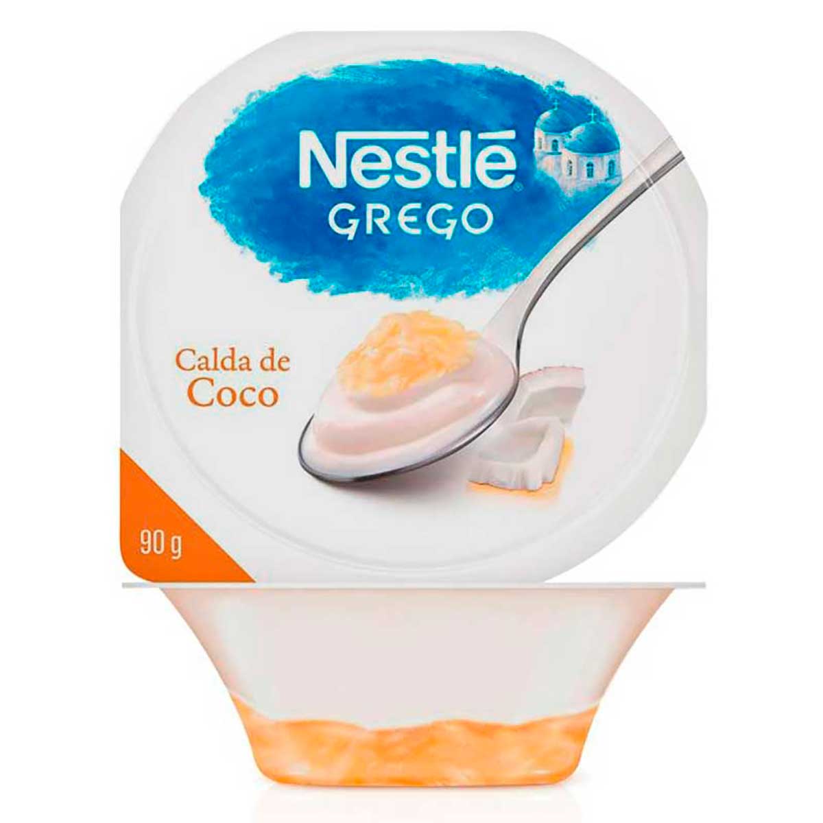 Iogurte Integral Grego com Calda de Coco Nestlé 90g