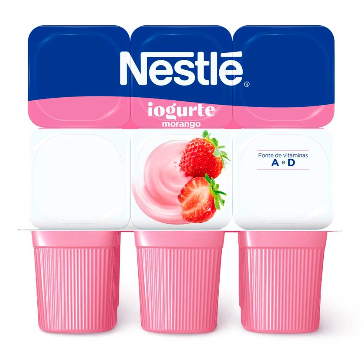 Iogurte Nestlé Morango 510g 6 Unidades