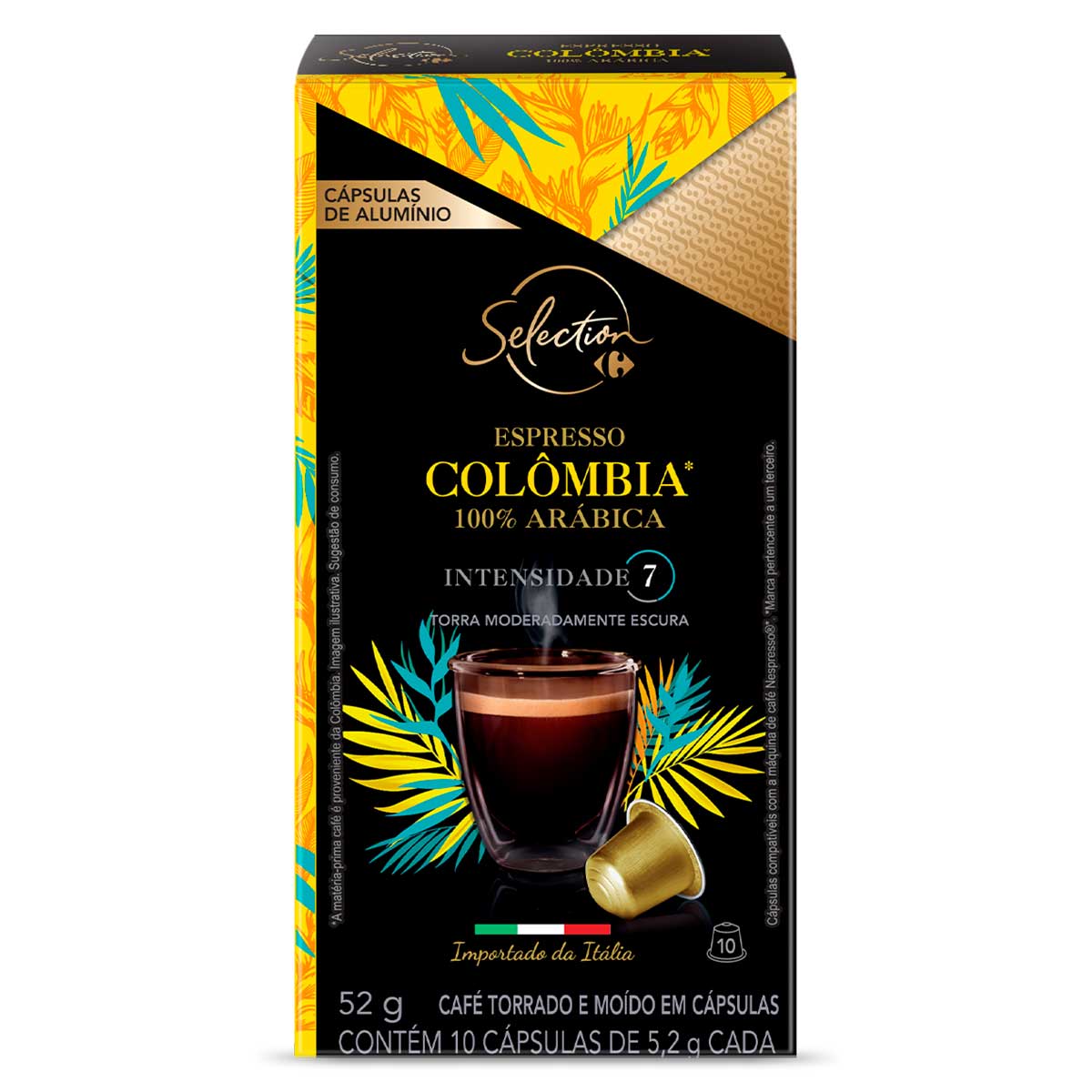 Café Capsula Carrefour Selection Colômbia 52g