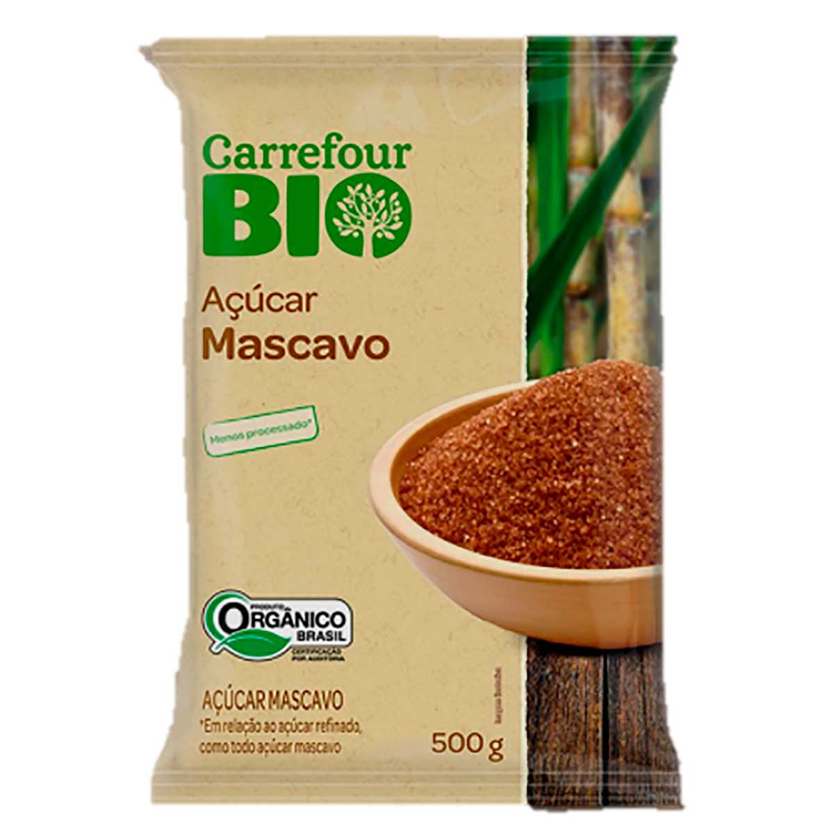 Açúcar Mascavo Orgânico Carrefour Bio 400 g