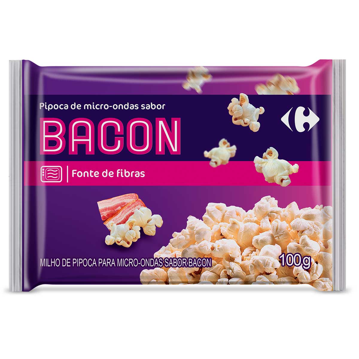 Milho para Pipoca Bacon Carrefour 100g