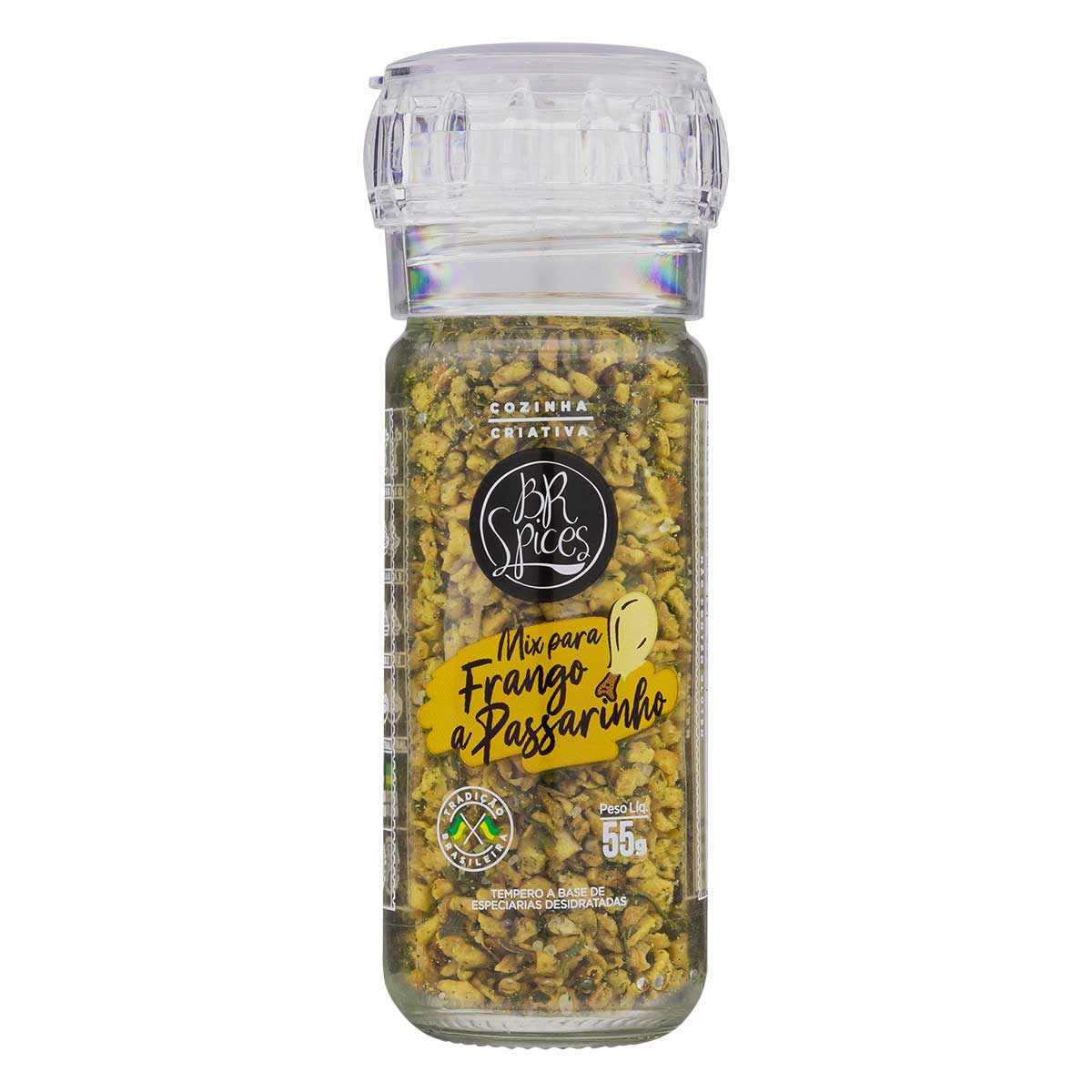 Mix de Tempero à Base de Especiarias Desidratadas com Moedor BR Spices 55g