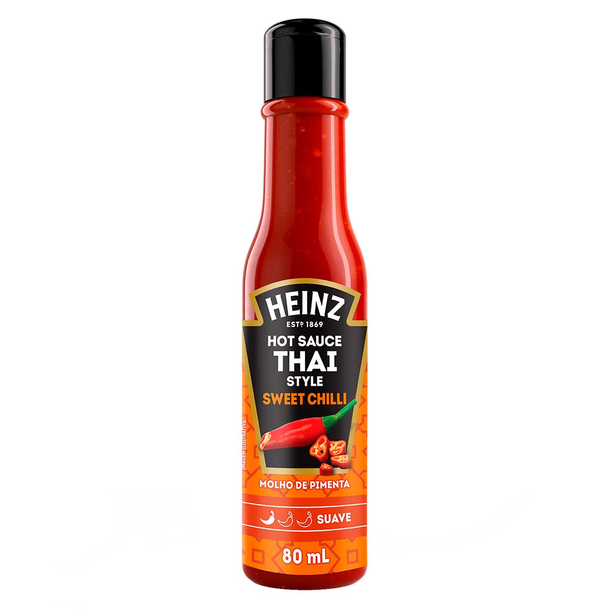 Molho de Pimenta Sweet Chilli Suave Heinz Thai Style 80ml