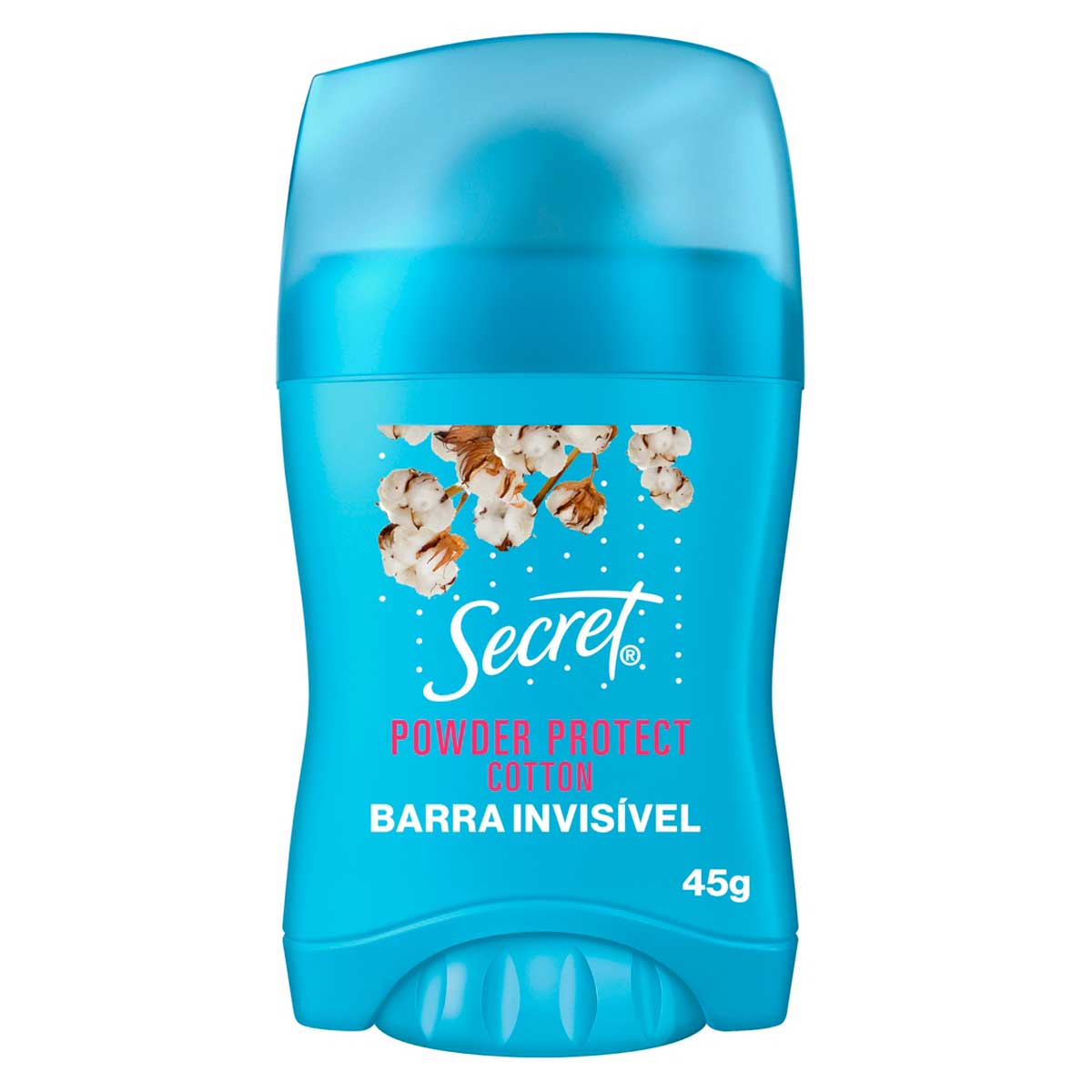 Desodorante Barra Antitranspirante Secret Algodão 45g