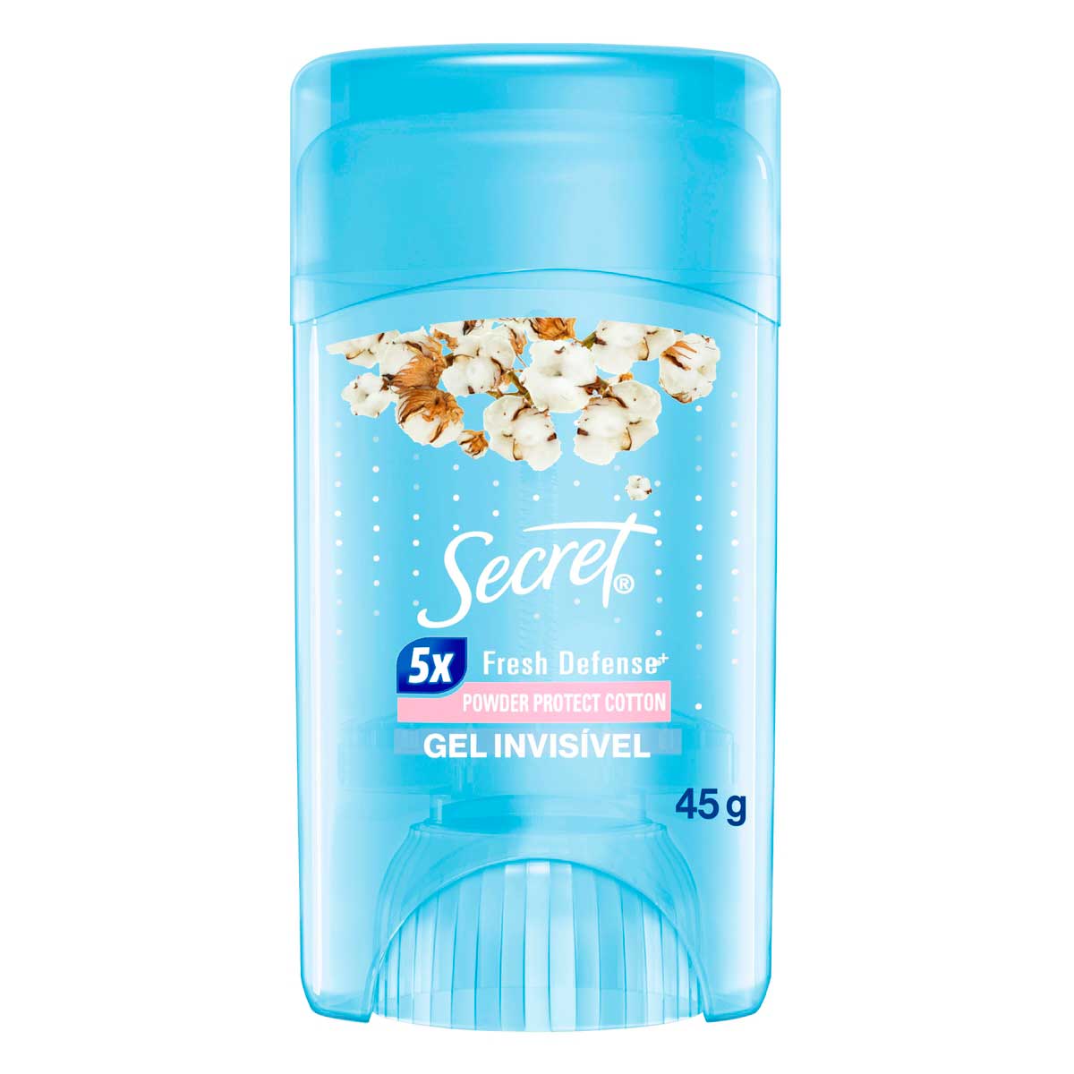 Desodorante Gel Antitranspirante Secret Algodão 45g