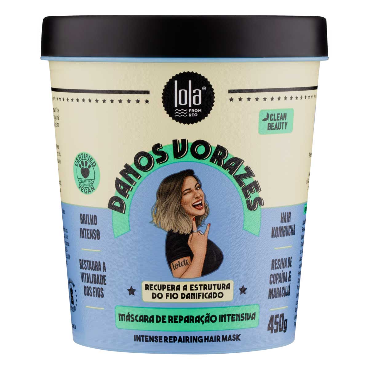 Máscara de Reparação Intensiva Lola from Rio Danos Vorazes 450g