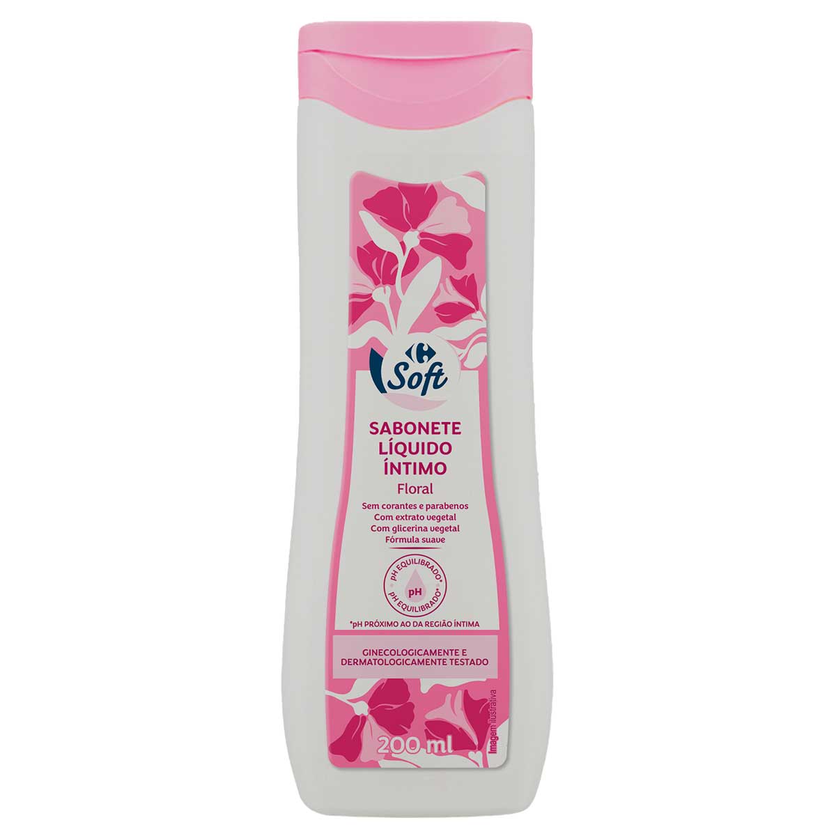 Sabonete Intimo Liquido Carrefour Soft Floral 200ml