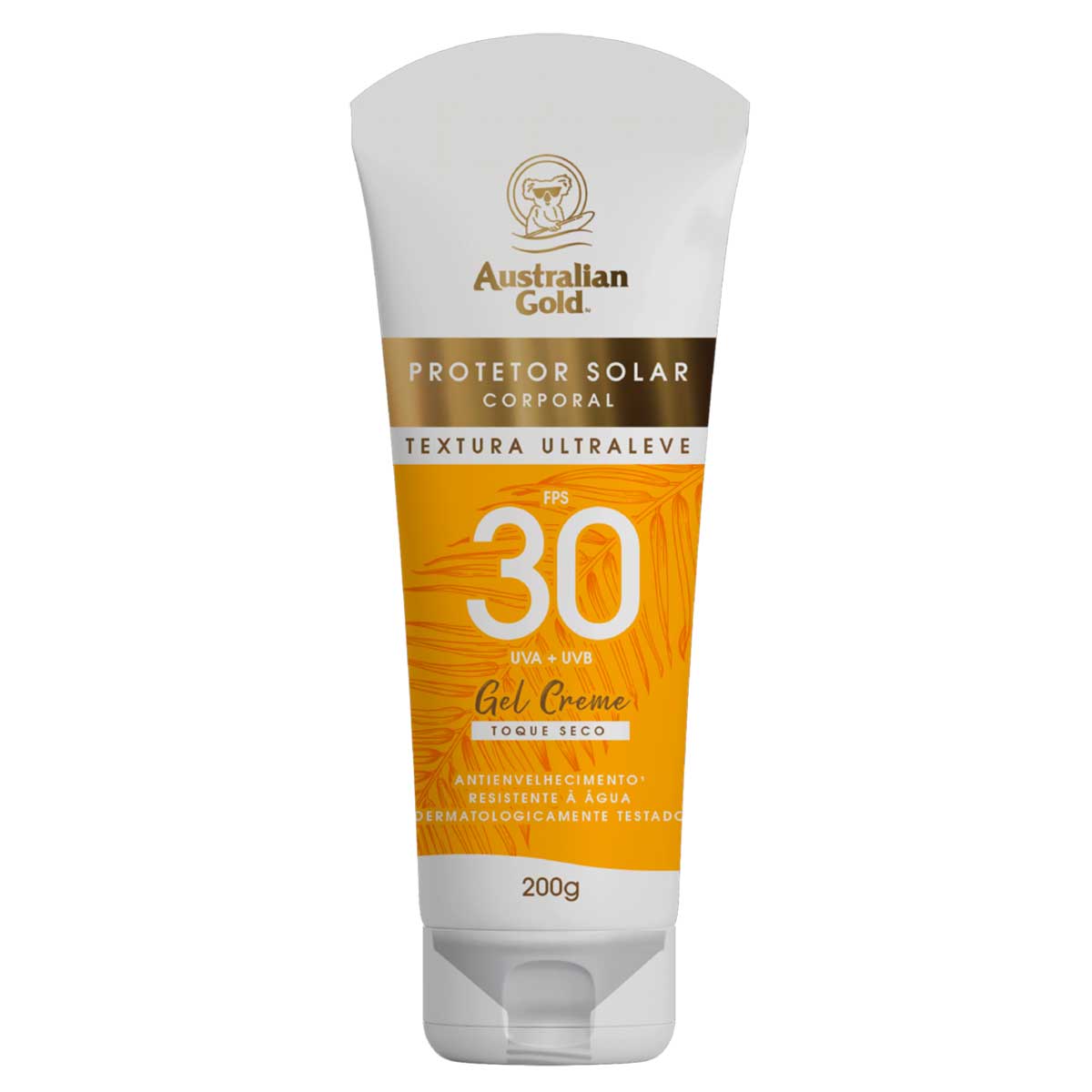 Protetor Solar Gel Creme Toque Seco FPS 30 Australian Gold 200g