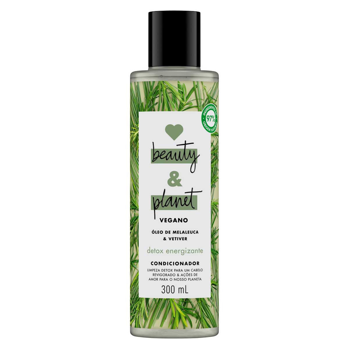 Condicionador Love Beauty & Planet Energizing Detox com Óleo de Melaleuca E Vetiver 300 ml