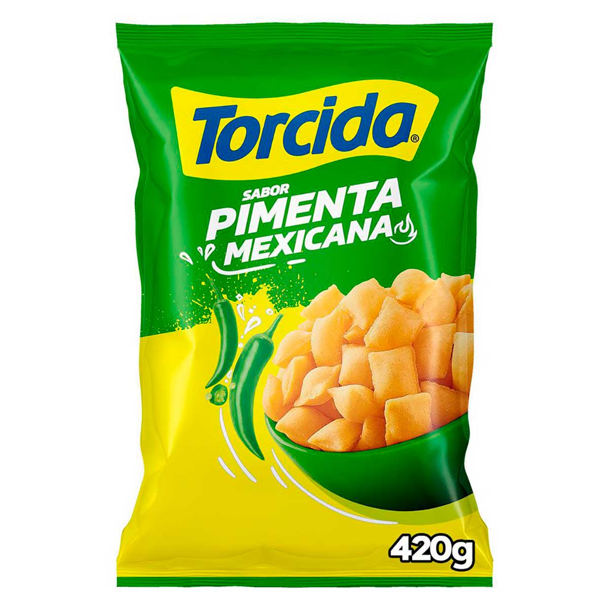 Salgadinho Pimenta Mexicana Torcida 420g