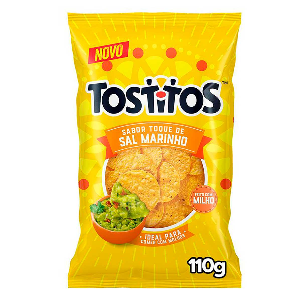 Salgadinho de Milho Toque de Sal Marinho Tostitos 110g