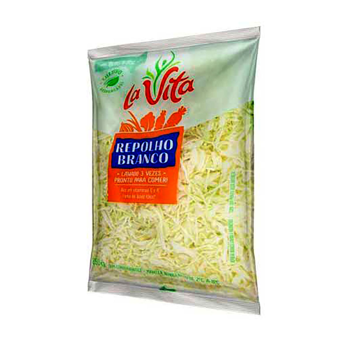 Repolho Branco La Vita Higienizado 250 g