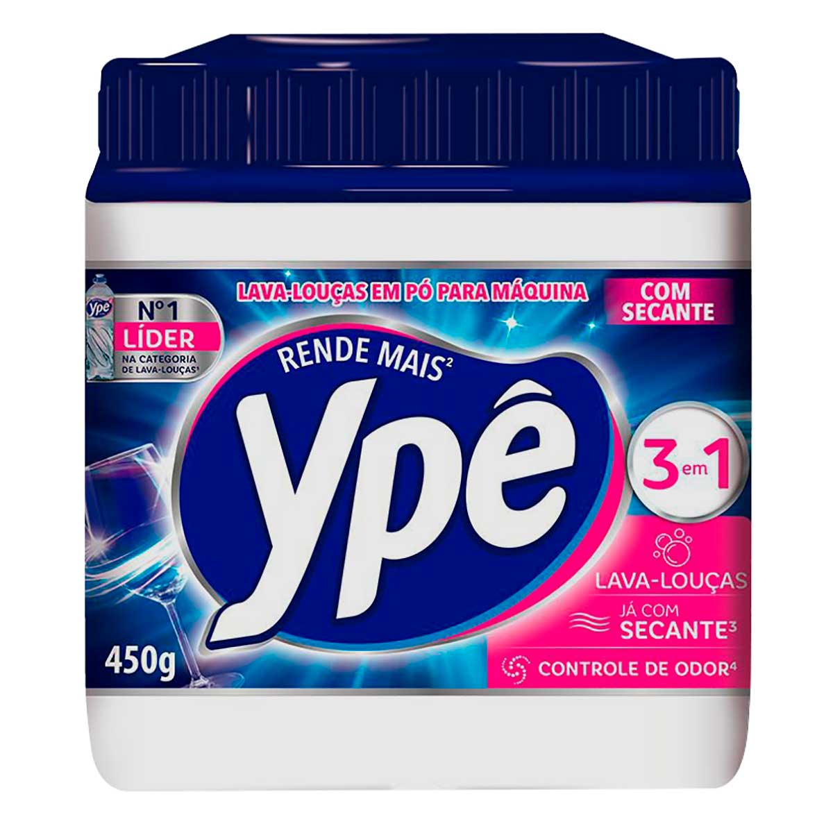 Detergente em Pó para Máquina de Lavar Louça Ypê 450g