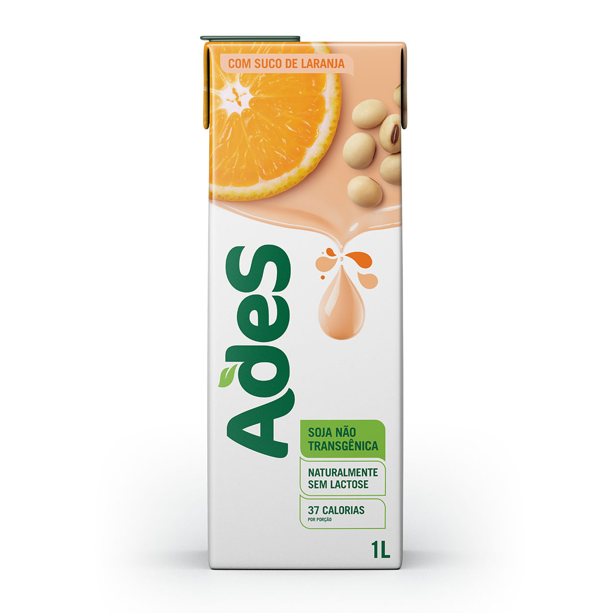 Bebida à Base de Soja Sabor Laranja Ades 1 L