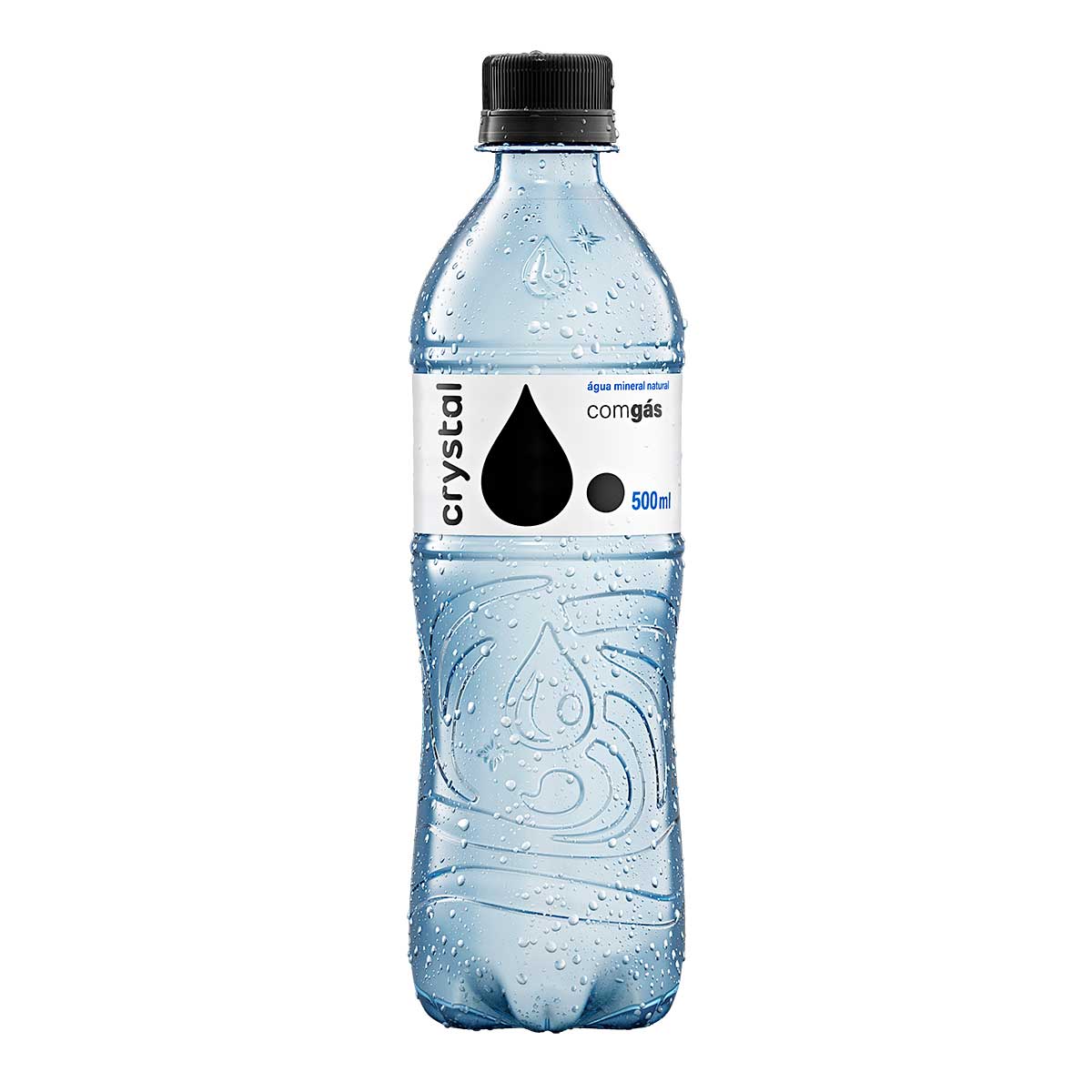 Água Mineral com Gás Crystal 500 ml