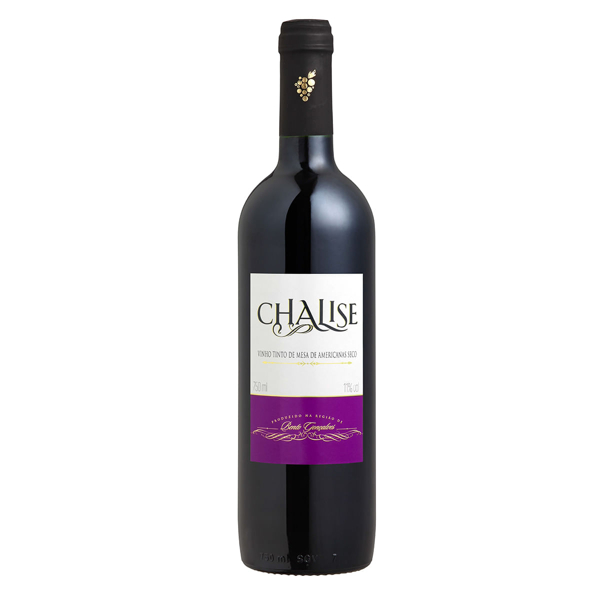 Vinho Tinto Seco Chalise Isabel, Concord e Seibel 750ml