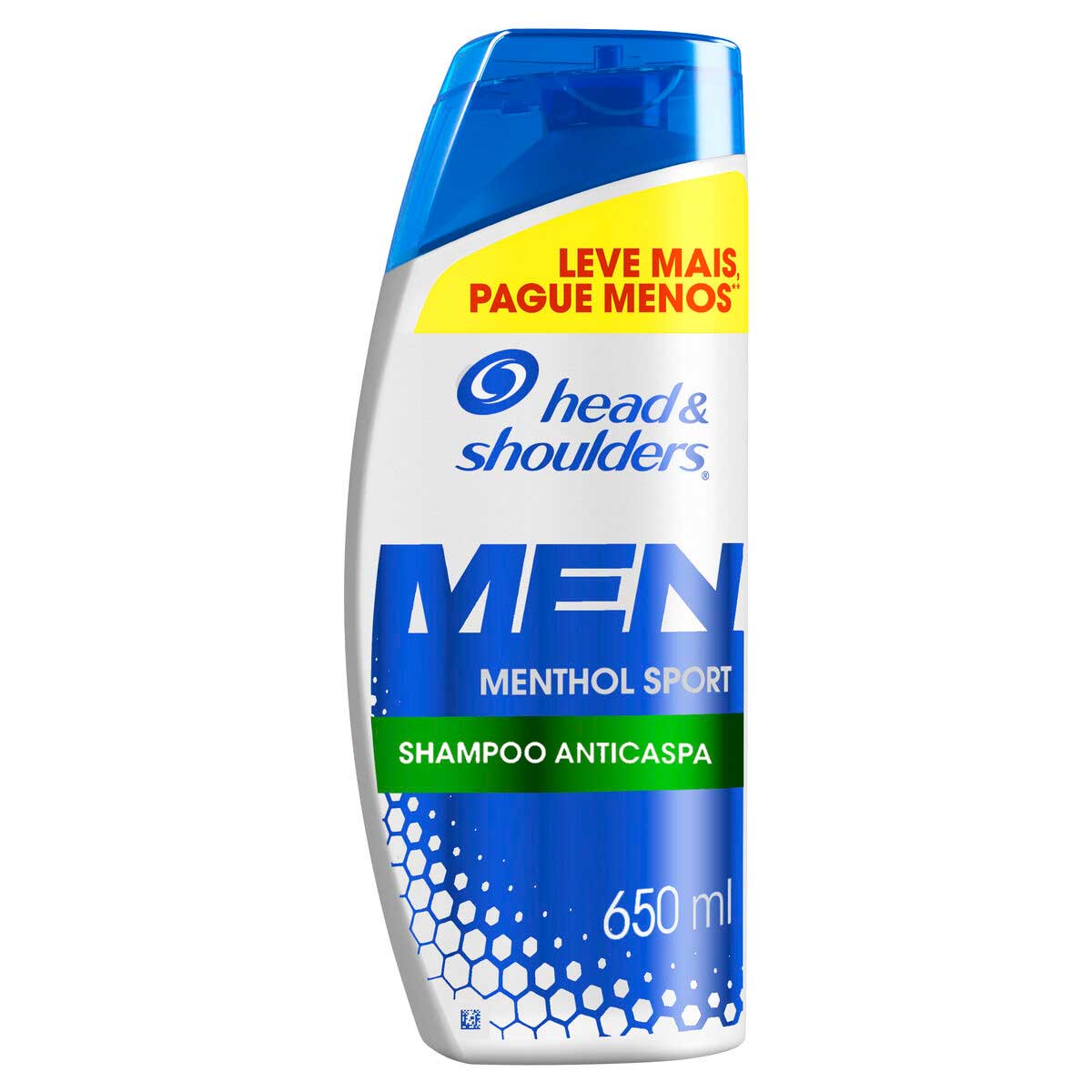 Shampoo Anticaspa Menta Ice Head & Shoulders Men Frasco 650ml Leve Mais Pague Menos