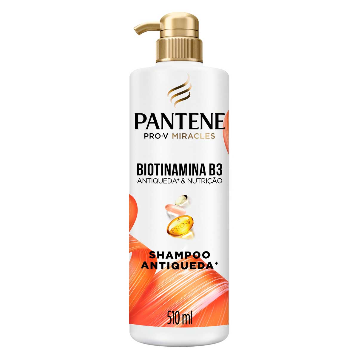 Shampoo Pantene Biotinamina B3 Antiqueda & Nutrição 510ml Pump