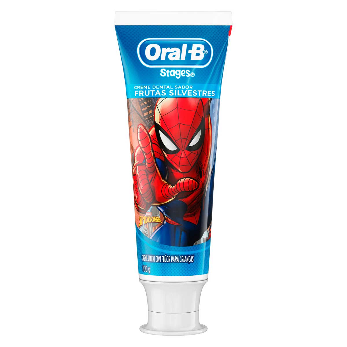 Creme Dental Oral-B Stages Disney Frozen e Spiderman 100g