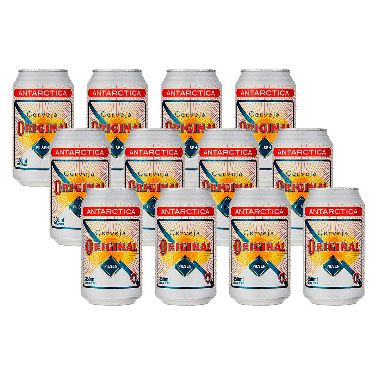 Cerveja Original Pilsen 350ml Lata 12 Unidades