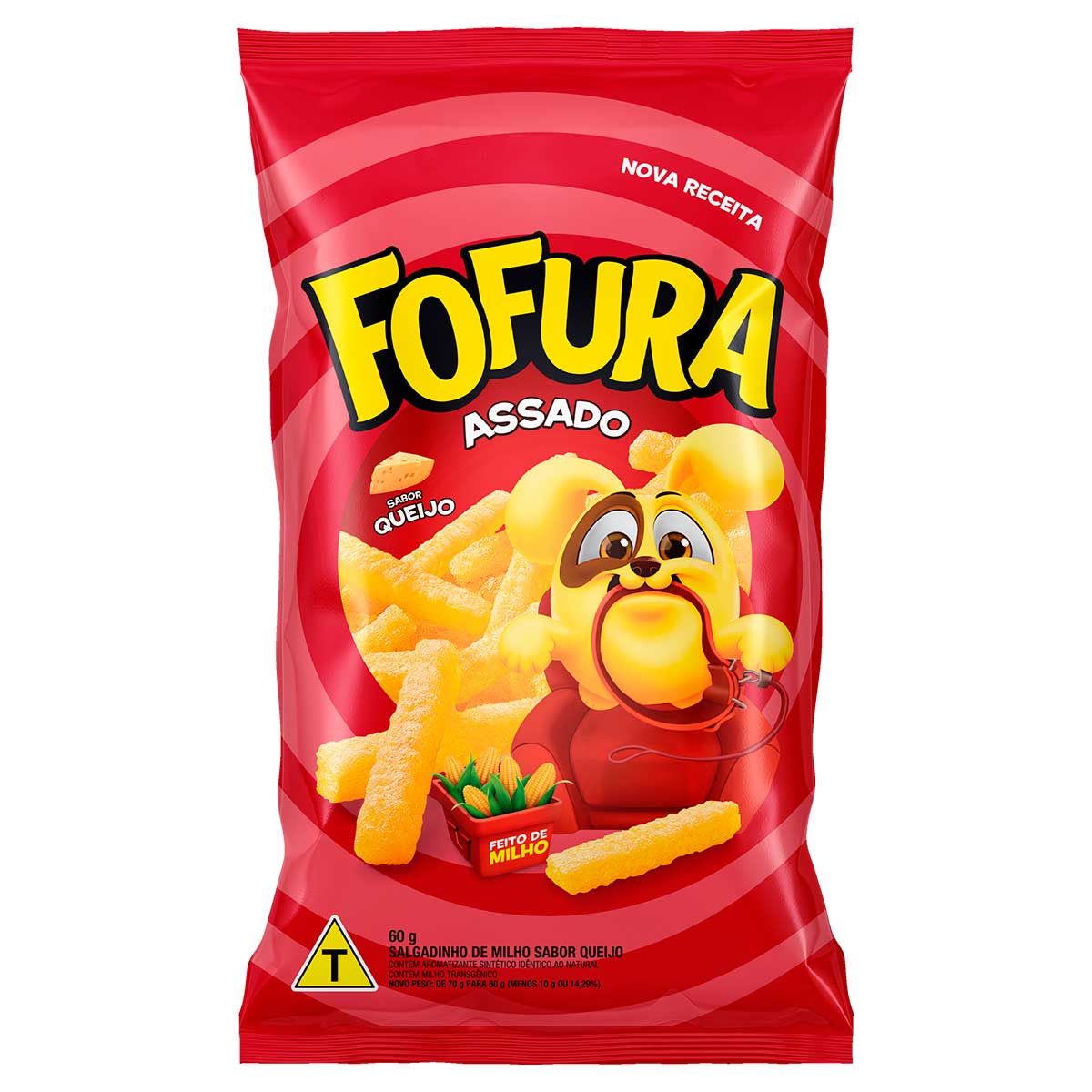Salgadinho de Milho Queijo Fofura 60g