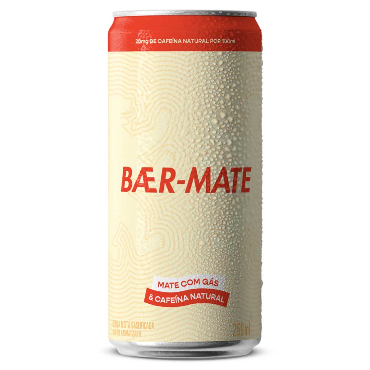 Baer-Mate 269ml - Mate com Gás e Cafeína Natural
