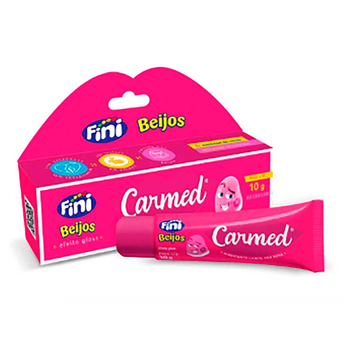 Hidratante Labial Carmed Fini Beijos com Cor Efeito Gloss 10g
