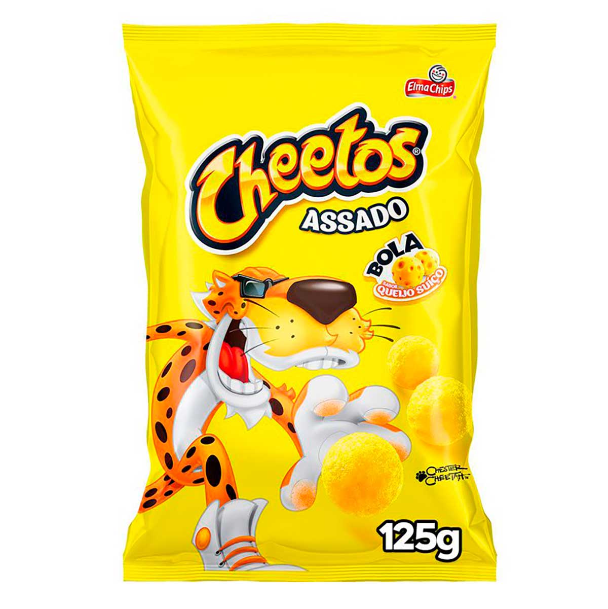Salgadinho de Milho Bola Queijo Suíço Elma Chips Cheetos 125G