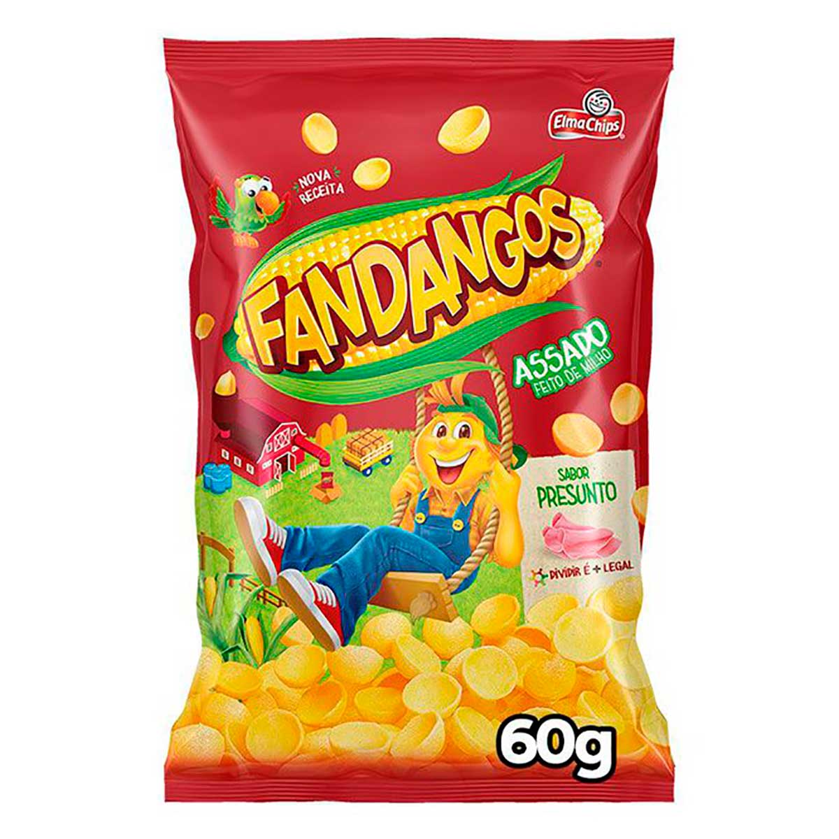 Salgadinho Presunto Elma Chips Fandangos 60G
